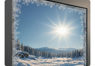 Maßgeschneiderte Kälteschutzfolie: die Panzerung für Fenster